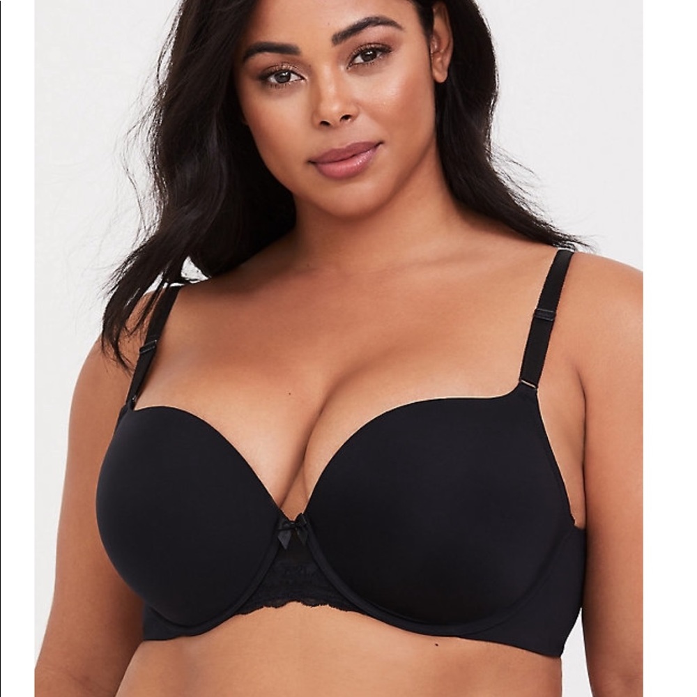 Torrid Black Back Smoothing T-shirt Bra